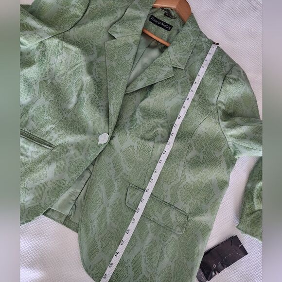 Pamela McCoy sneak print blazer sport jacket contemporary new with tags - Picture 14 of 16